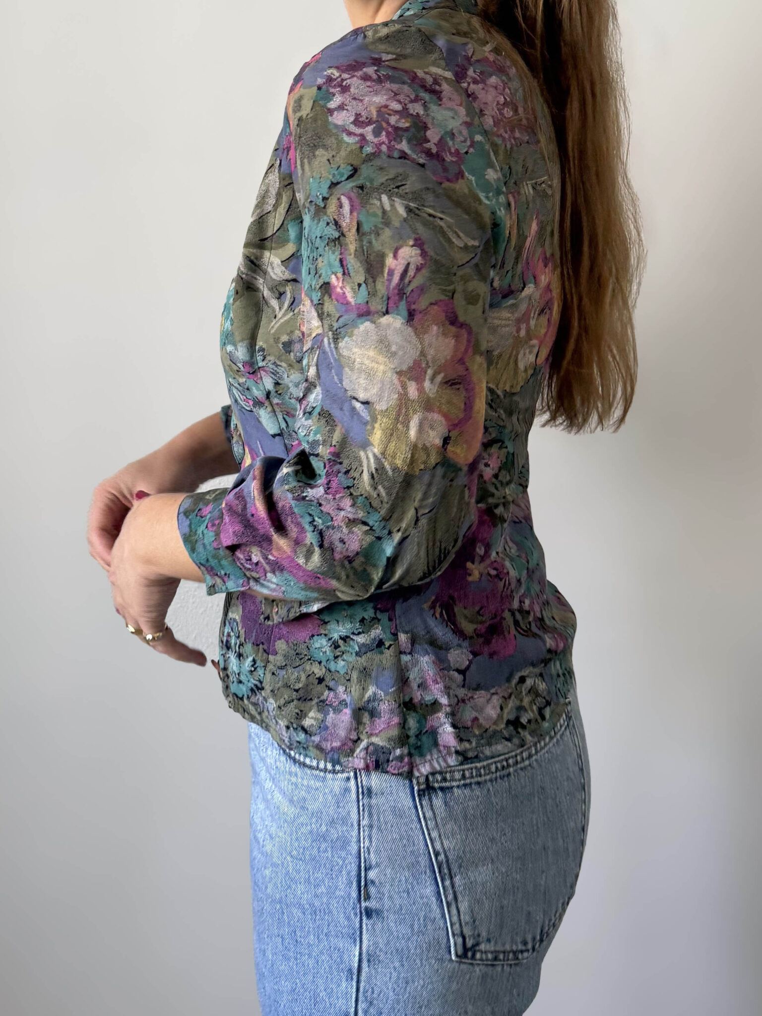 Imagen de Blusa vintage efecto chaqueta (4)