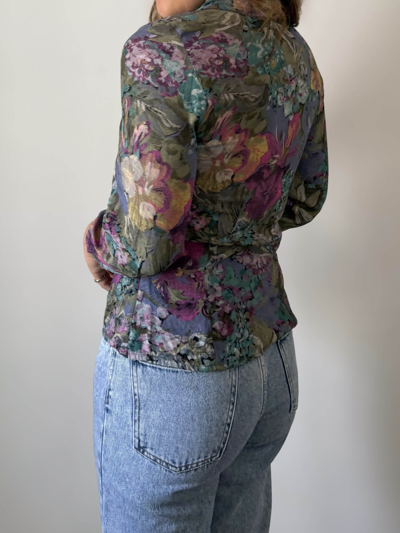 Imagen de Blusa vintage efecto chaqueta (5)