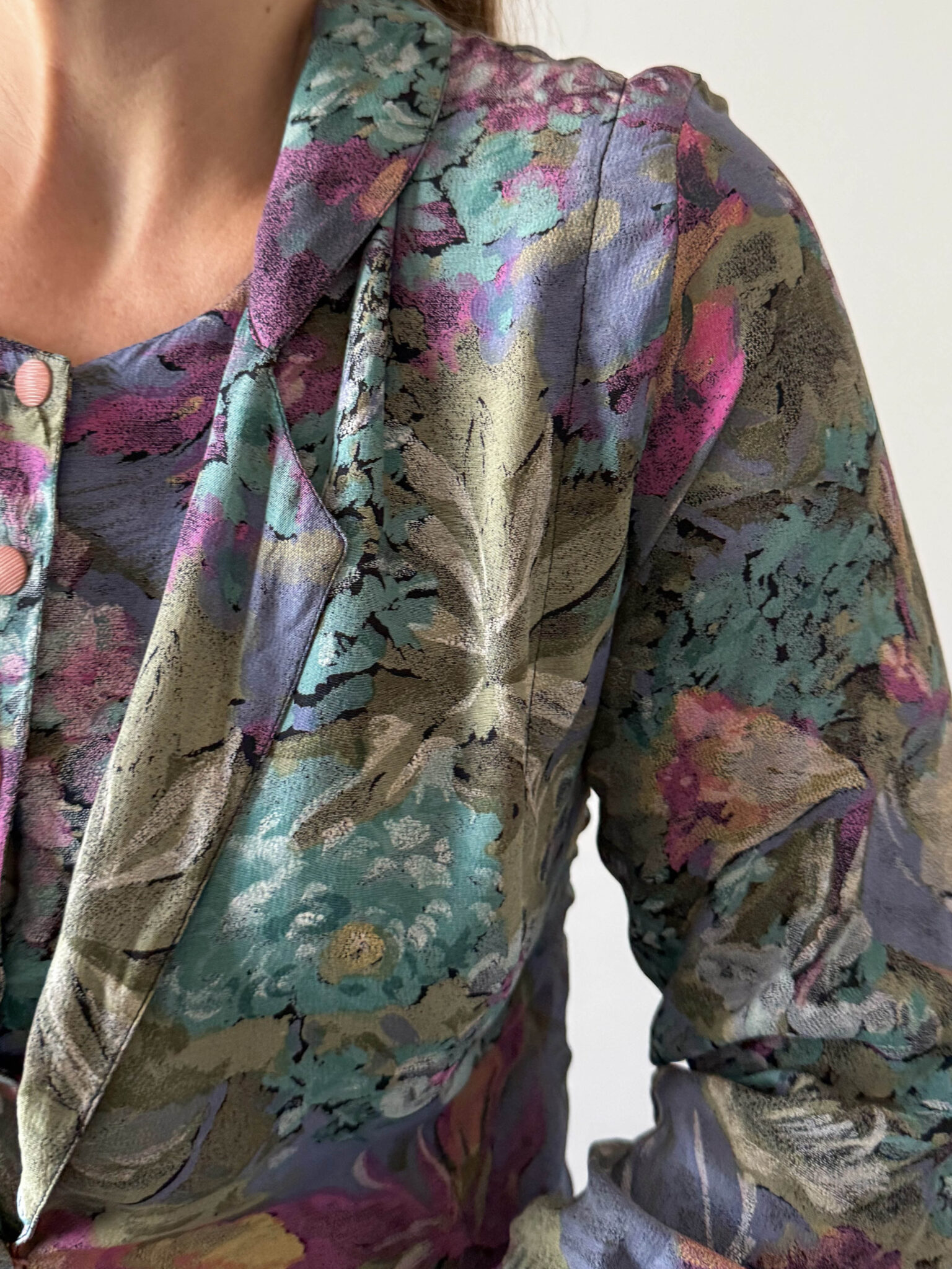 Imagen de Blusa vintage efecto chaqueta (6)