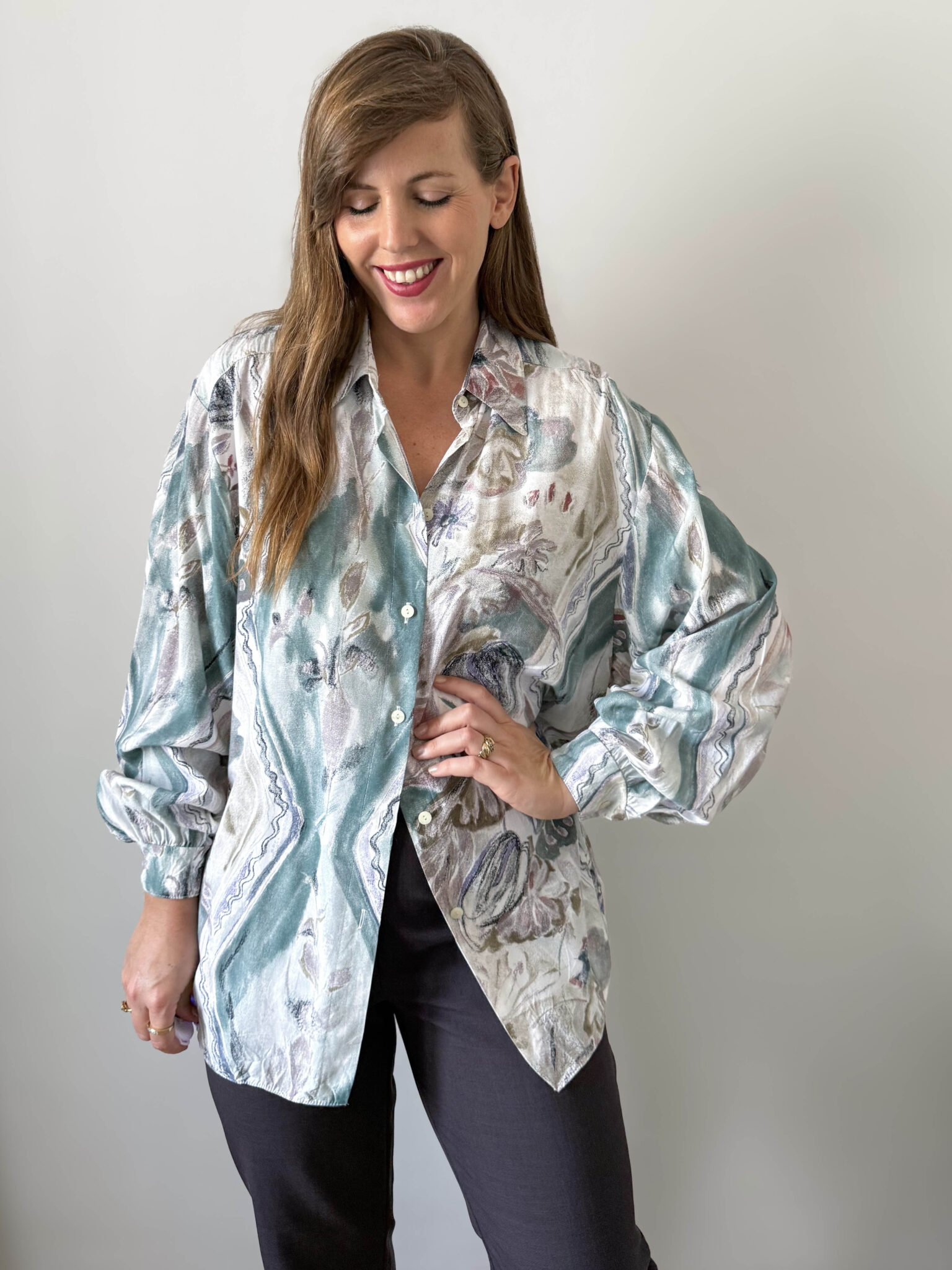 Imagen de Camisa estampado efecto acuarela (2)