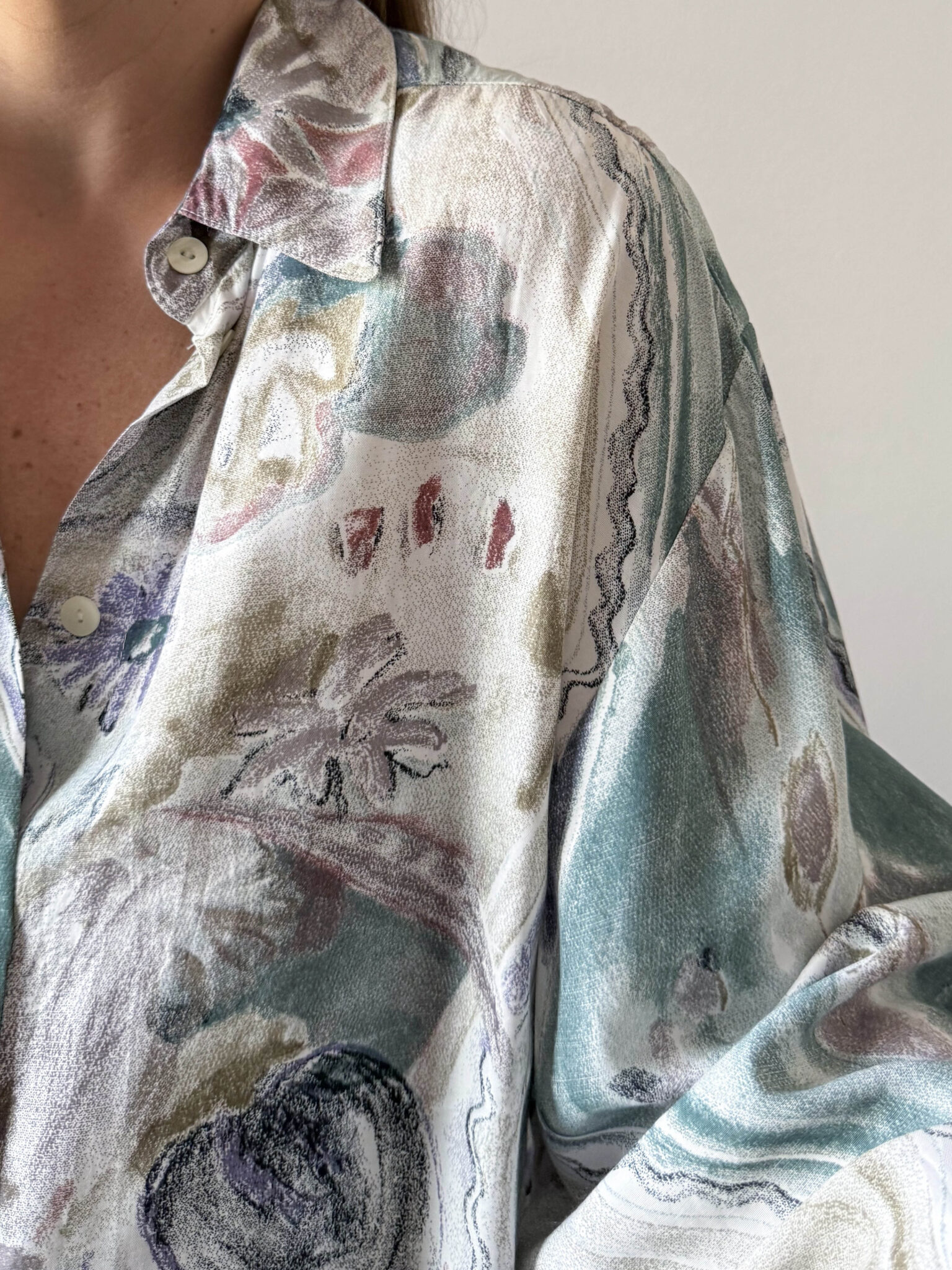 Imagen de Camisa estampado efecto acuarela (7)