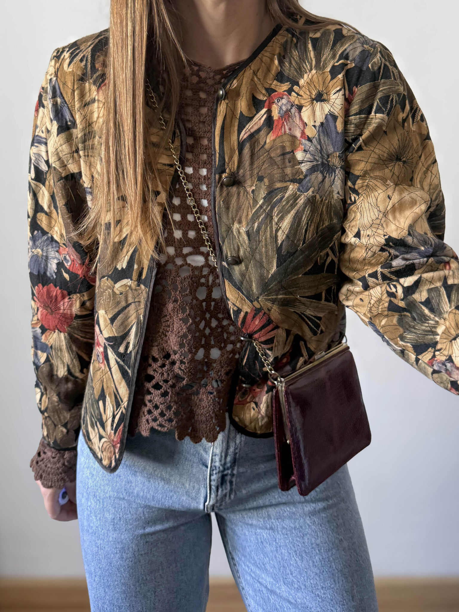 Imagen de Chaqueta acolchada estampado botánico (2)