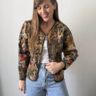 Imagen de Chaqueta acolchada estampado botánico (3)