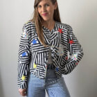 Imagen de Chaqueta acolchada estampado estrellas (6)