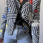 Imagen de Chaqueta acolchada estampado estrellas (7)
