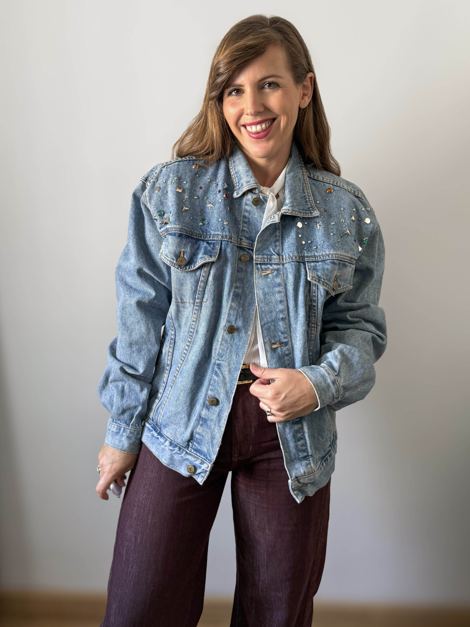 Imagen de Chaqueta denim con tachuelas (2)