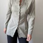 Imagen de Chaqueta gris acea bordada (2)