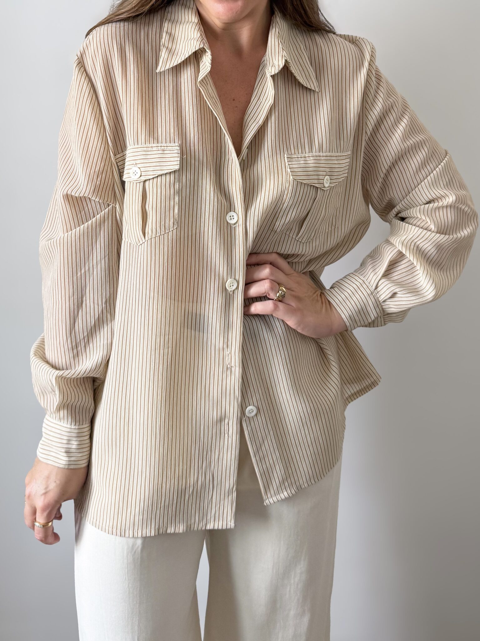 Camisa rayas boutique madrileña Camisa rayas boutique madrileña