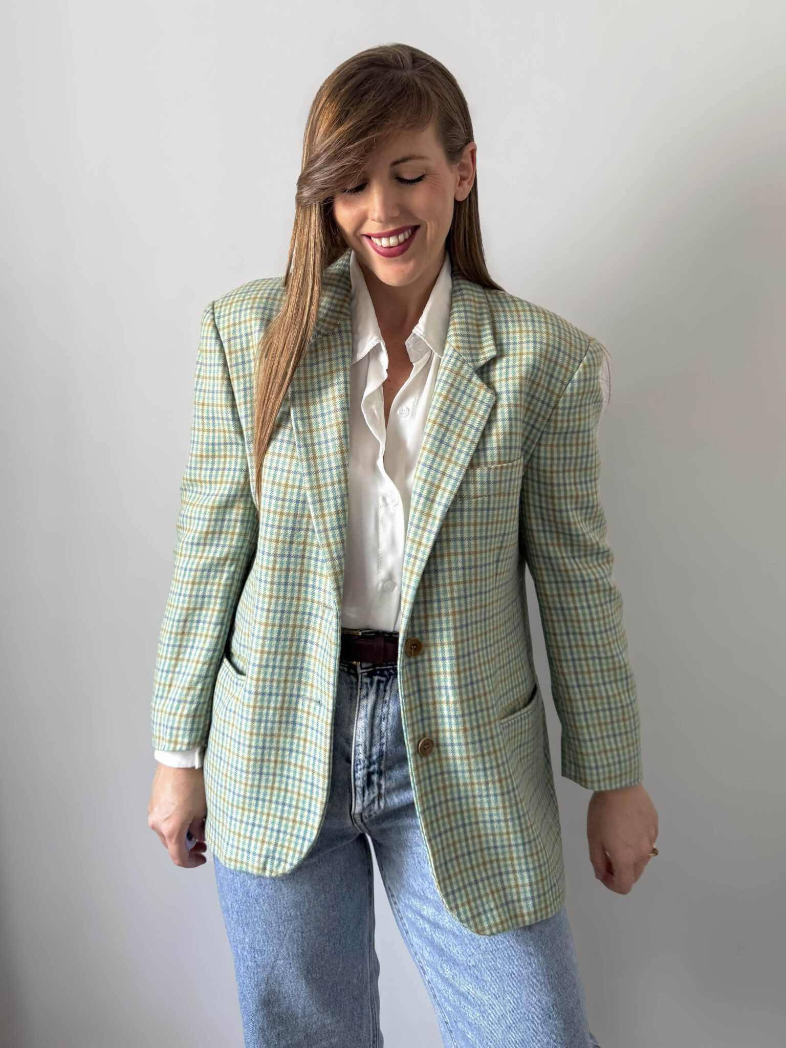 Imagen de Blazer vichy pura lana (2)