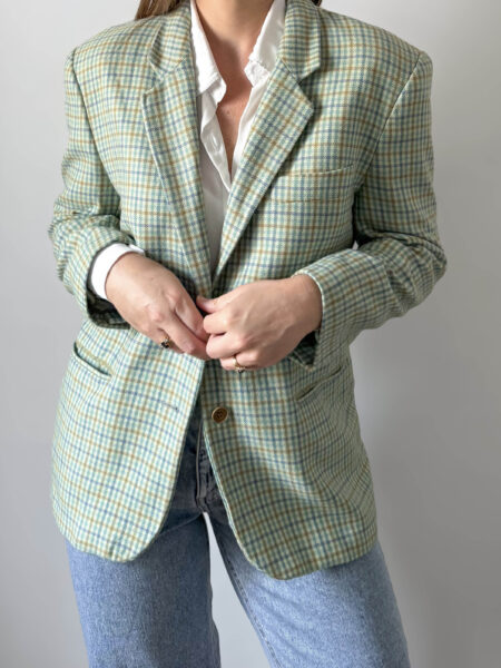 Imagen de Blazer vichy pura lana (4)