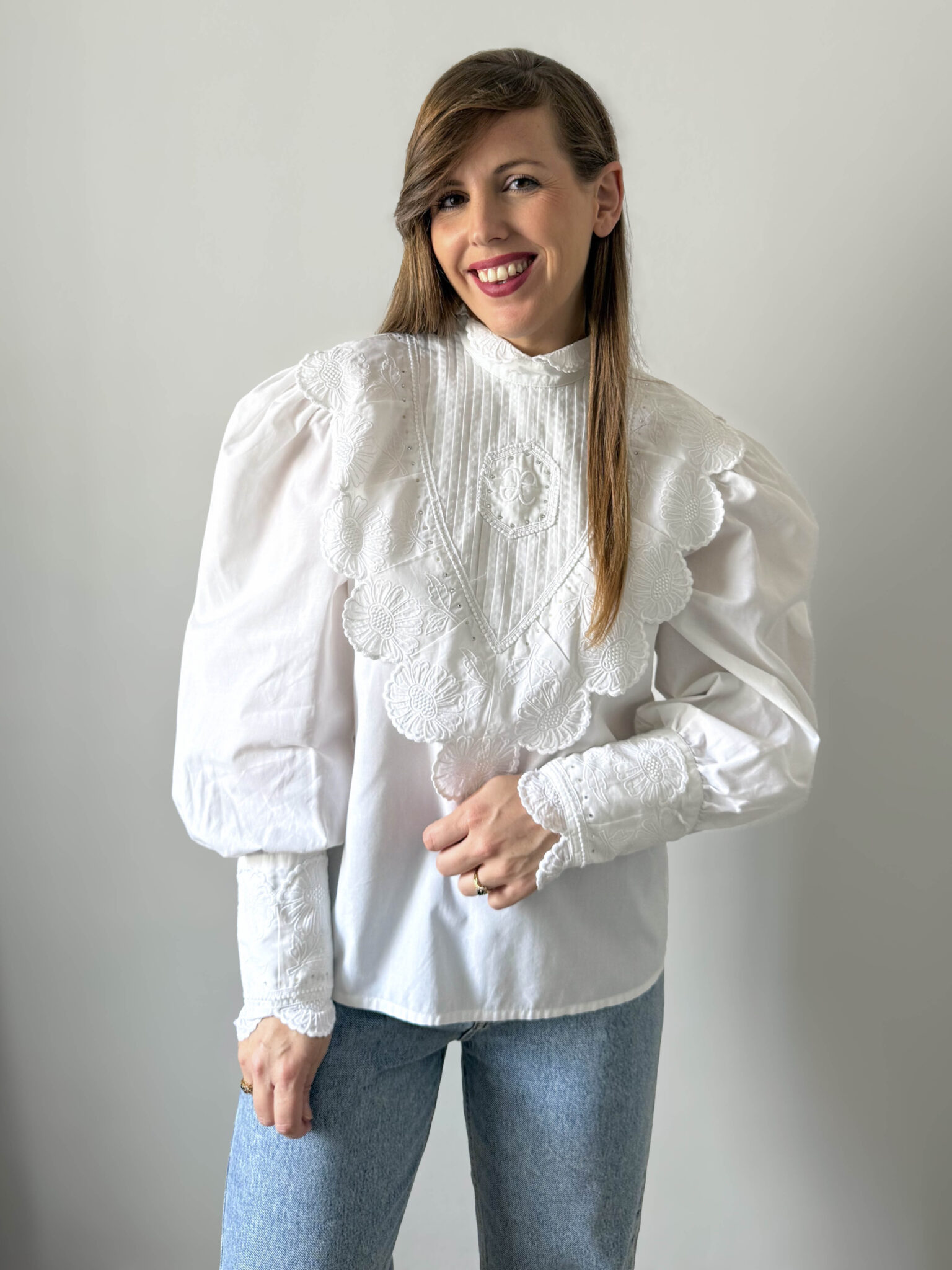 Imagen de Blusa alemana romántica 80s (7)