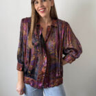 Imagen de Blusa paisley seda italiana (3)