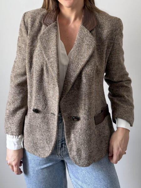 Imagen de Chaqueta italiana tejido jaspeado (3)