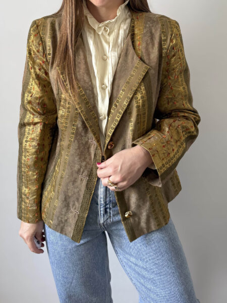 Imagen de Chaqueta parisina tejido brocado (8)